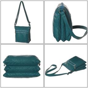 img 1 attached to 👛 Stylish Crossbody Women's Handbags & Wallets with Multiple Pockets - HAIDEXI Collection