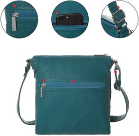 img 2 attached to 👛 Stylish Crossbody Women's Handbags & Wallets with Multiple Pockets - HAIDEXI Collection