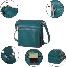 img 3 attached to 👛 Stylish Crossbody Women's Handbags & Wallets with Multiple Pockets - HAIDEXI Collection
