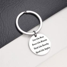 img 3 attached to Jewelry Girlfriend Stepdaughter Daughter Keychain