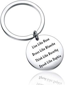 img 4 attached to Jewelry Girlfriend Stepdaughter Daughter Keychain