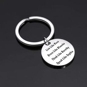 img 2 attached to Jewelry Girlfriend Stepdaughter Daughter Keychain