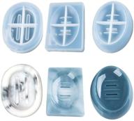 🧼 silicone resin soap dish mold with drain holes - keep soap dry and use as jewelry tray molds logo