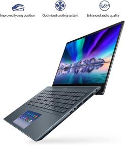 img 1 attached to 💻 ASUS ZenBook 15 Ultra-Slim Laptop: 15”FHD Touch, Intel Core i7, 16GB RAM, 1TB SSD, GeForce GTX, ScreenPad 2.0