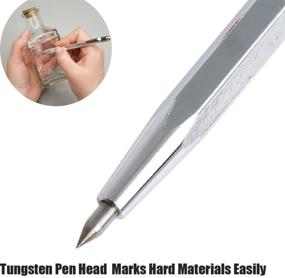 img 2 attached to 🖋️ Fashionclubs 6" Tungsten Carbide Scribe and Etching Pen Set - Ideal for Engraving on Stainless Steel, Ceramics, and Glass - Pack of 4