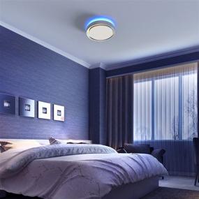 img 1 attached to 🌟 Enhanced Koda 14&#34; LED Ceiling Light with Mood Lighting, Motion Sensor, and Improved SEO