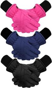 img 4 attached to 🧤 Top-Rated Kids Winter Gloves: Windproof Ski Gloves for Ultimate Warmth and Protection