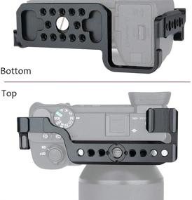 img 1 attached to 📷 NICEYRIG Alpha A6600 Cage with NATO Rails & Cold Shoe Mounts - 340: A Comprehensive Review