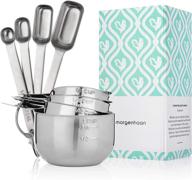 🥄 morgenhaan 8-piece measuring cups & spoons set with durable lifetime handles - for everlasting use logo