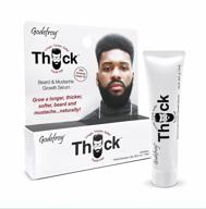 🧔 godefroy thick beard and mustache growth serum: ideal solution for ethnic hair types, 15ml logo