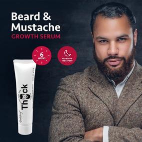 img 2 attached to 🧔 Godefroy Thick Beard and Mustache Growth Serum: Ideal Solution for Ethnic Hair Types, 15ml