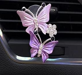 img 3 attached to Butterfly Aromatherapy Rhinestone Freshener Interior