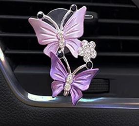 img 2 attached to Butterfly Aromatherapy Rhinestone Freshener Interior