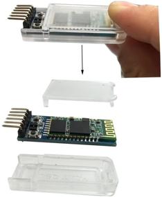 img 3 attached to DSD TECH HC-05 Bluetooth Serial Pass-through Module: Seamless Wireless Serial Communication with Arduino Button