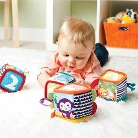 img 3 attached to 🧩 Infantino Discover & Play Soft Blocks Developmental Toy