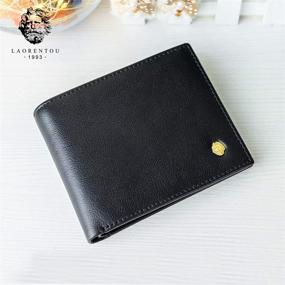 img 1 attached to 👝 Stylish LAORENTOU Genuine Leather Wallet Clutch: Essential Men's Accessory