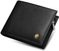 👝 stylish laorentou genuine leather wallet clutch: essential men's accessory logo