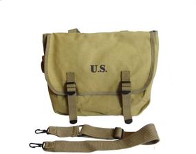 img 3 attached to ANQIAO Haversack Musette: Rugged Military Canvas Bag for Ultimate Durability