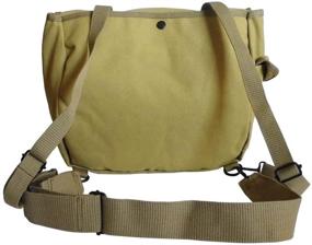 img 2 attached to ANQIAO Haversack Musette: Rugged Military Canvas Bag for Ultimate Durability