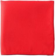red pocket squares men handkerchiefs logo