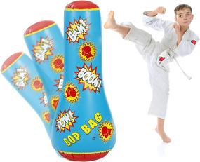 img 4 attached to Bundaloo Kids Punching Bag Toy: Fun and Fierce Boxing Playtime for Children