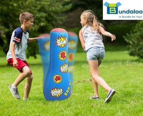img 1 attached to Bundaloo Kids Punching Bag Toy: Fun and Fierce Boxing Playtime for Children