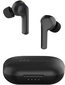 img 4 attached to 🎧 Wireless Earbuds, Willful Bluetooth Earbuds with Microphone, Touch Control, Stereo Sound, USB-C Charge, Waterproof, 40H Playtime - In-Ear Earphones with Charging Case (Black)