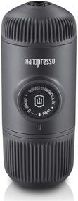 img 4 attached to Wacaco Nanopresso Portable Espresso Maker - Upgraded Version of Minipresso, 18 Bar Pressure Manual Coffee Maker - Travel Gadgets for Ground Coffee, Ideal for Camping