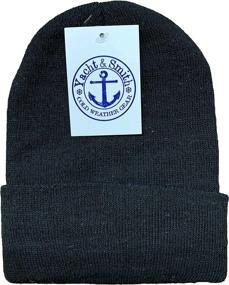 img 3 attached to 🧤 48 Pack Wholesale Bulk Winter Thermal Beanies Skull Caps & Thermal Gloves by Yacht & Smith – Unisex