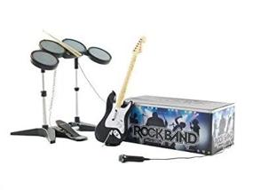img 3 attached to 🎸 Xbox 360 Rock Band Bundle with Game, Microphone, Drumset, and Guitar