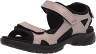 ecco onroads 3 strap sandal black women's shoes for athletic logo