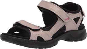 img 4 attached to ECCO Onroads 3 Strap Sandal Black Women's Shoes for Athletic