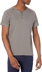 img 4 attached to 👕 Organic Signatures: Stylish Short Sleeve Henley Shirts for Men - Lightweight & Eco-Friendly Clothing