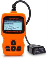 om123 vehicle car fault code reader - tekkperry mini portable lcd obdmate obdii obd2 eobd+can scan scanner tool car vehicle auto engine trouble analyzer tester diagnostic code scanner tool orange logo