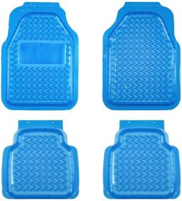 img 4 attached to August Auto All Weather Transparent Set Of 4Pcs Universal Fit Car Floor Mats Fit For Sedans