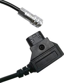 img 3 attached to 💡 BMPCC D-Tap to 4K 6K Power Cable for Blackmagic Pocket Cinema Camera 4K & Gold Mount V Mount Battery, Weipu 2 Pin Female to P Tap, 18-59 inch Length