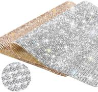 💎 bling crystal rhinestone sheets: self-adhesive car rhinestones for diy decoration, 19000 pieces logo