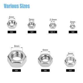 img 2 attached to DYWISHKEY Pieces Metric Stainless Assortment