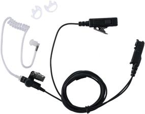 img 4 attached to Klykon 2-Wire Covert Acoustic Tube Surveillance Earpiece for Motorola XPR3500e XPR3000 - Walkie Talkie PTT Kit with Headset Mic