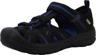 merrell hydro sandal black medium girls' shoes - durable & water friendly logo