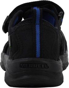img 2 attached to Merrell Hydro Sandal Black Medium Girls' Shoes - Durable & Water Friendly