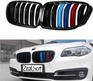 🚗 f10 grille, front replacement kidney grille grill for bmw 5 series f10 f11 f18 m5 (m-color) - enhanced seo logo
