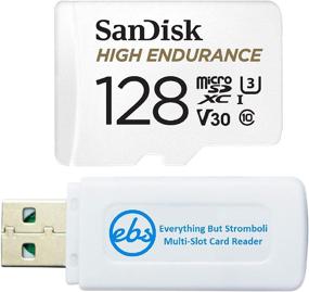 img 4 attached to SanDisk 128GB Видеокарта высокой стойкости для видеорегистраторов - Совместимость с Garmin Mini, 56, 66W - Набор с картридером SD и Micro SD от Everything But Stromboli.