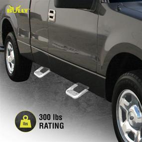 img 2 attached to Bully Universal Truck Coated Side Step Set - Polished (Set of 2): Ultimate Accessory for Trucks