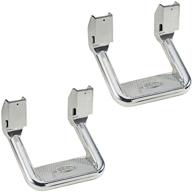 bully universal truck coated side step set - polished (set of 2): ultimate accessory for trucks logo