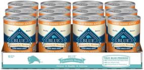 img 4 attached to 🐶 Blue Buffalo Homestyle Recipe Natural Adult Large Breed Wet Dog Food with Chicken - 12.5oz Can (Pack of 12)