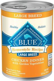 img 3 attached to 🐶 Blue Buffalo Homestyle Recipe Natural Adult Large Breed Wet Dog Food with Chicken - 12.5oz Can (Pack of 12)