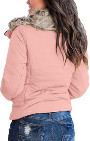 img 3 attached to Luvamia Womens Winter Quilted Outerwear