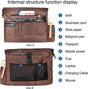 img 1 attached to Stylish Laptop Tote Bag for Women: Spacious, USB Charging, 👜 Fits 15.6 Inch Laptop - Ideal for Work, Travel, and Teaching