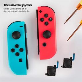 img 3 attached to Ultimate Joy Con Repair Kit: YCCTEAM Switch Joystick Replacement, 2 New Joysticks, Tools & Caps